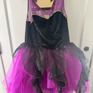 Disney Purple and Black Ursula  costume with Tiara